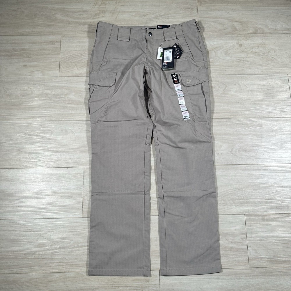 5.11 Tactical Stryke Womens Pant Cargo Ripstop Khaki 64386 Size 12 Reg